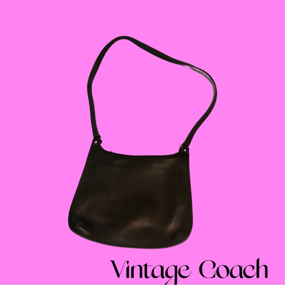 Vintage 90’s Coach Flap Bag - Picture 1 of 11